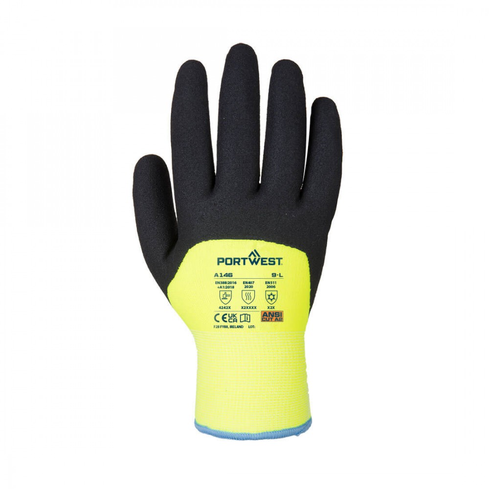 A146 ARTIC WINTER GLOVE YELLOW L