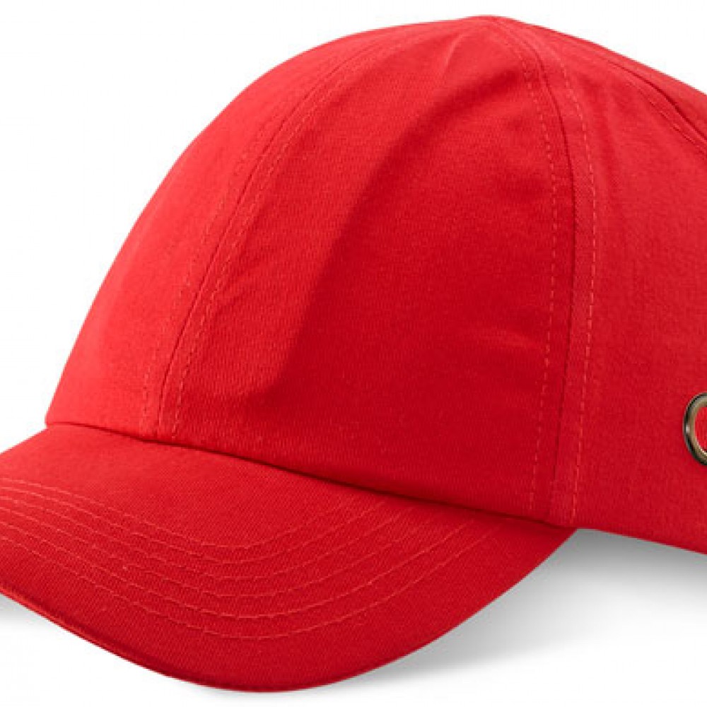 SAFETY BASEBALL CAP BBRAND RED