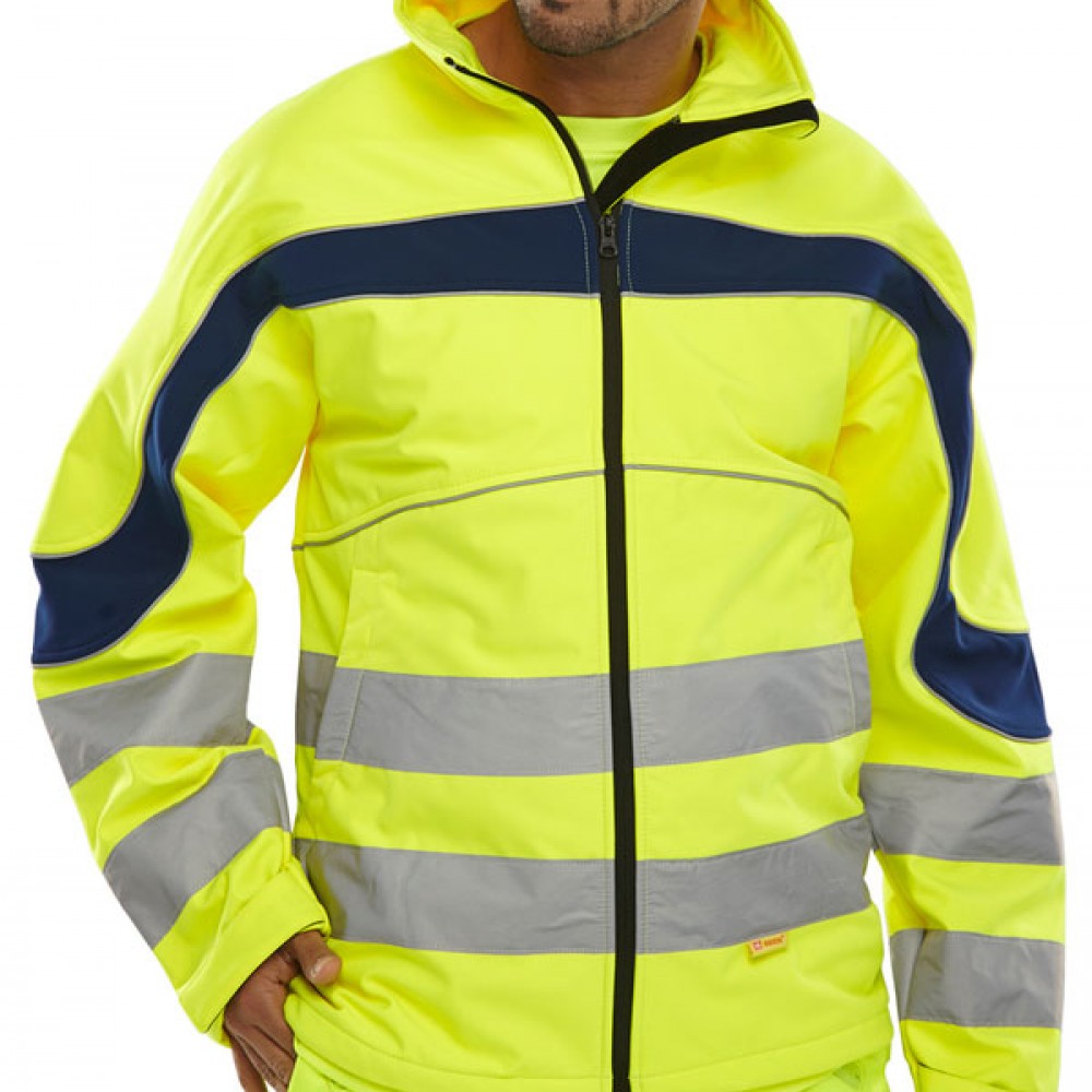 ETON SOFT SHELL JACKET YELLOW LARGE