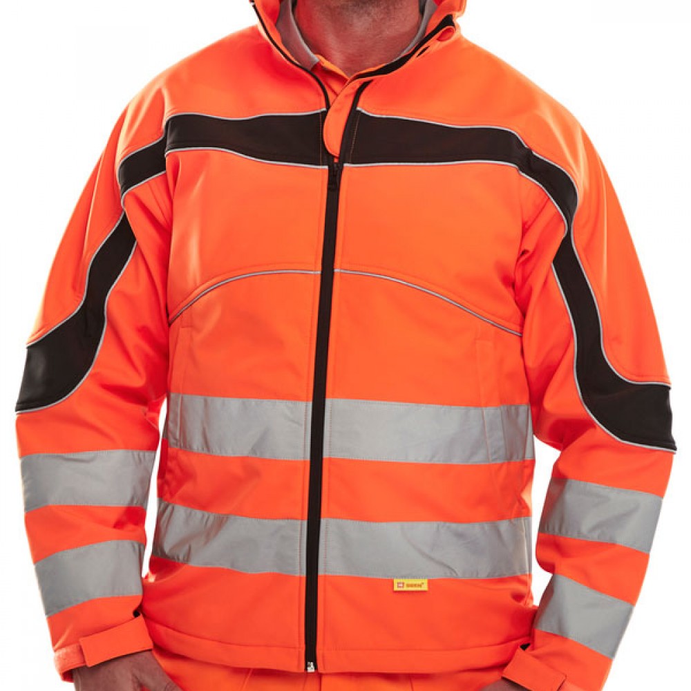 ETON SOFT SHELL JACKET ORANGE LARGE