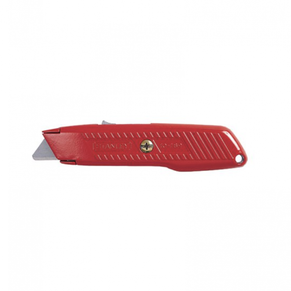 STA110189 STANLEY SPRING BACK RETRACTABLE KNIFE RED