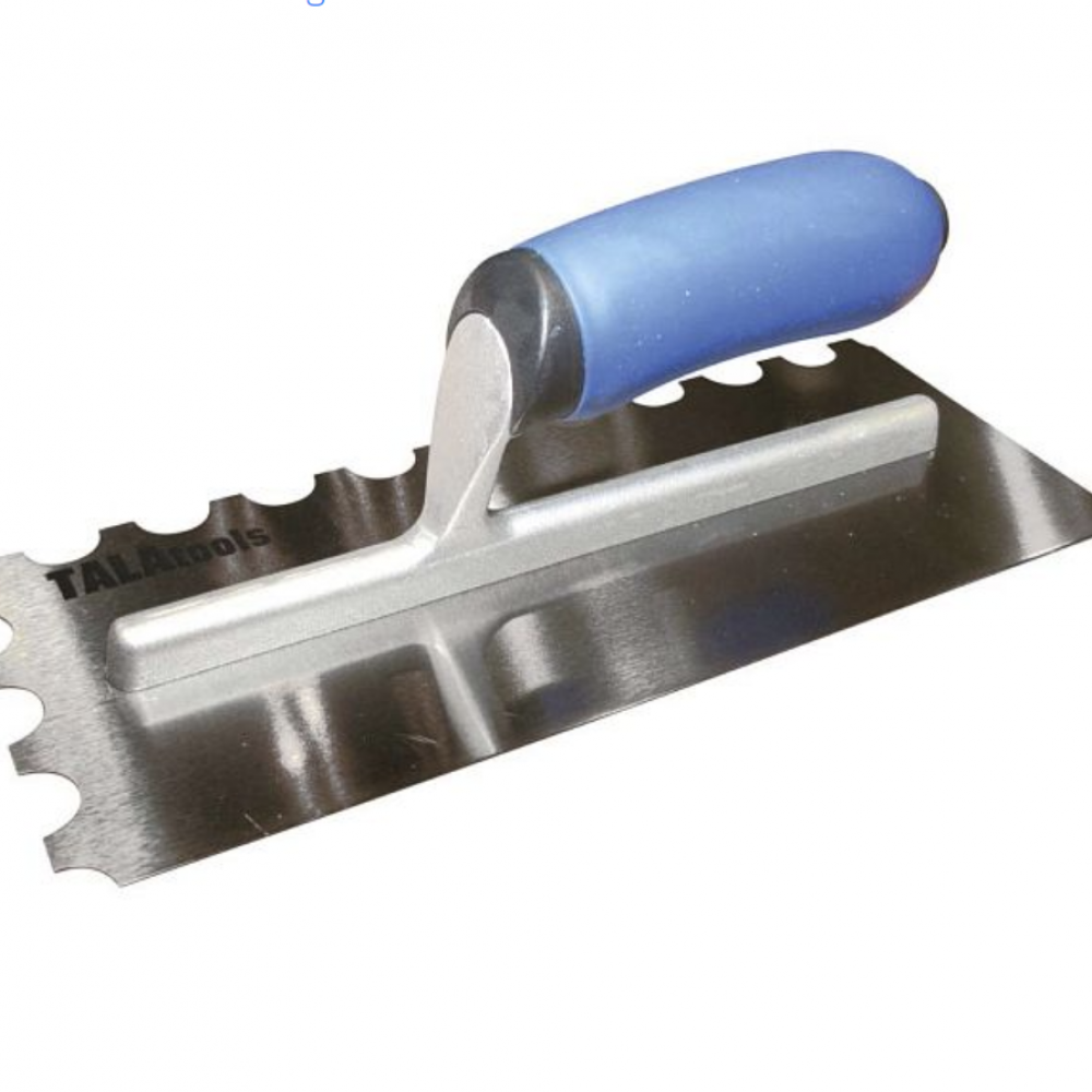 TALA U NOTCHED TROWEL 11X4.3/4 INCH TA69025