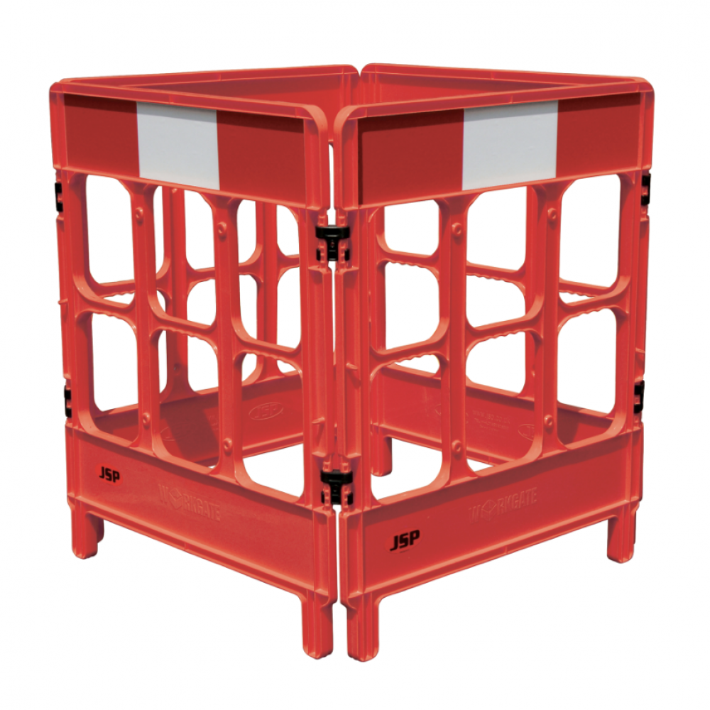 WORKGATE 4 GATE BARRIER JSP RED