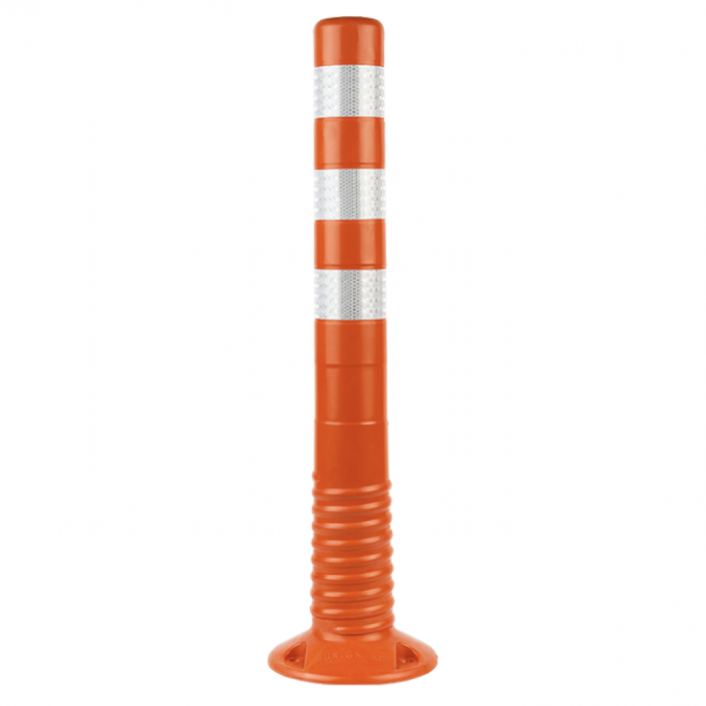 750MM FLEXIBLE BOLLARD ORANGE