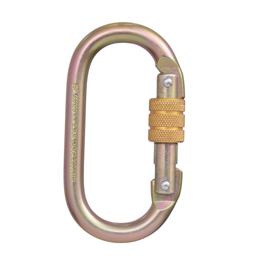 STEEL SCREW GATE KARABINER FAR0902