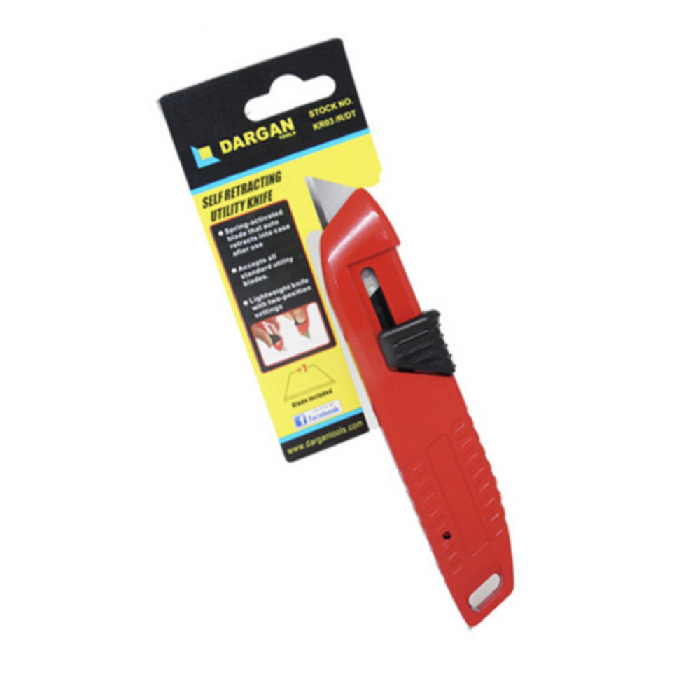 DARGAN  AUTO RETRACTABLE  SAFETY KNIVE  PB20