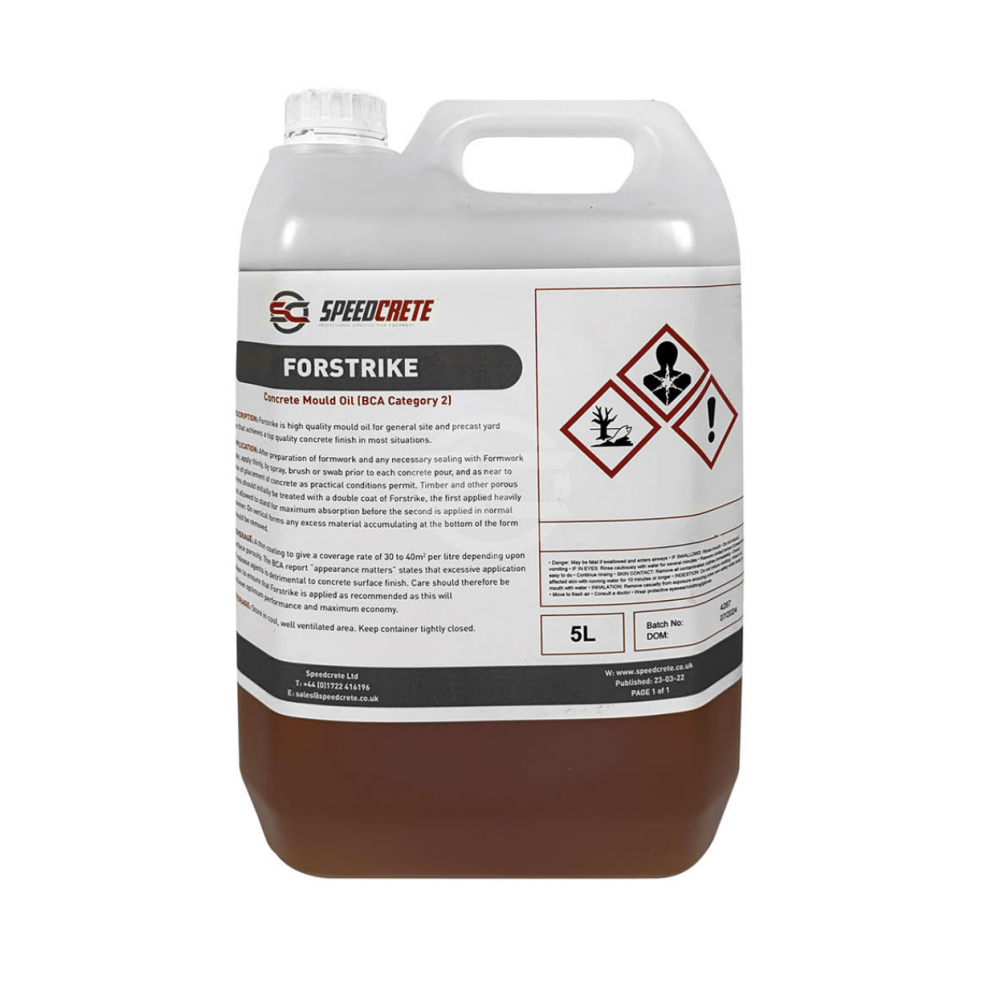 MOULD RELEASE OIL 5L forstrike