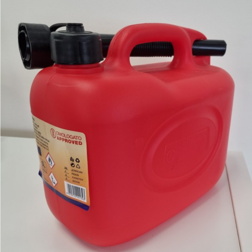 5L PLASTIC PETROL CAN 0365-40