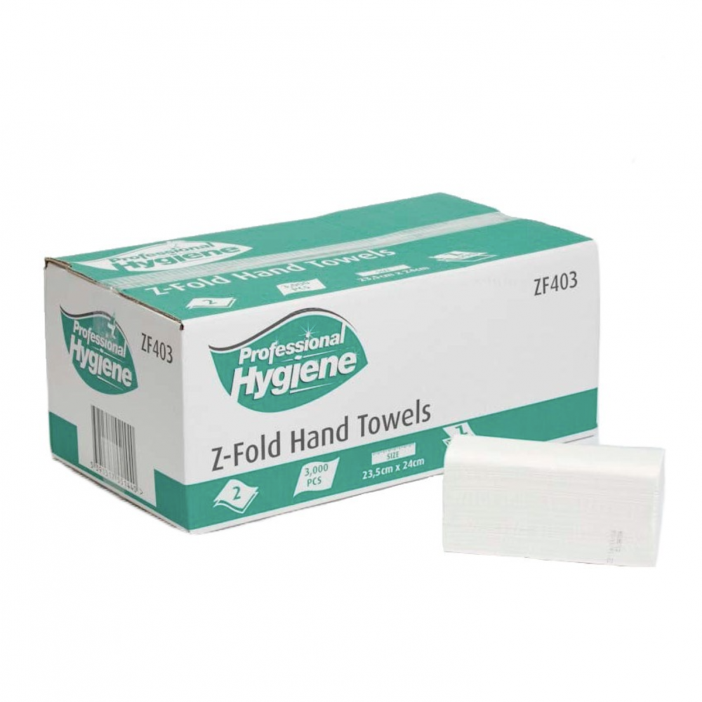 PROFESSIONAL HYGIENE ZFOLD BOX 300023.5X24CM ZF403