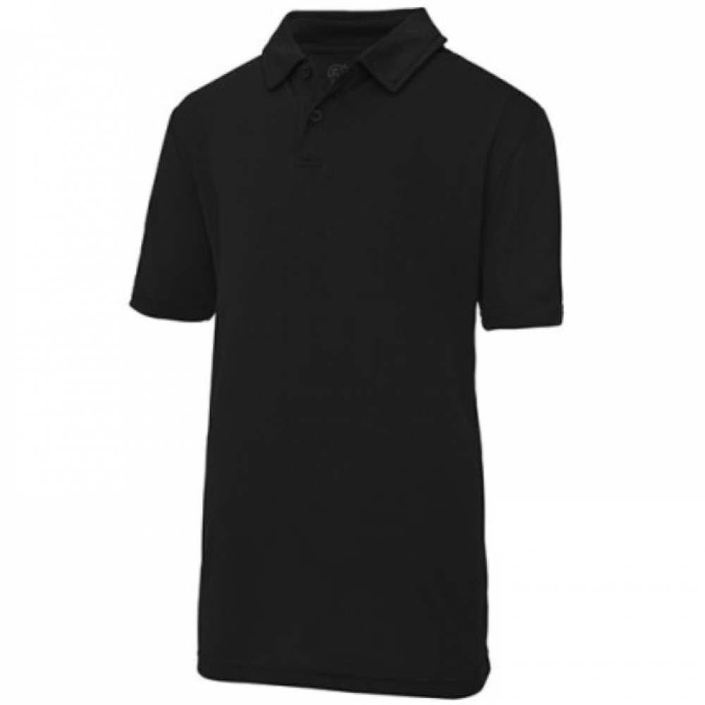 AWDIS COOL POLO SHIRT JC040 BLACK XL