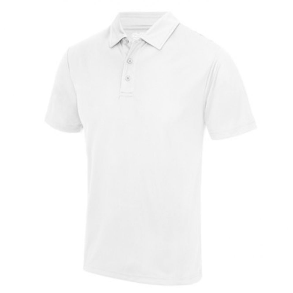 AWDIS COOL POLO SHIRT JC040 WHITE 2XLARGE