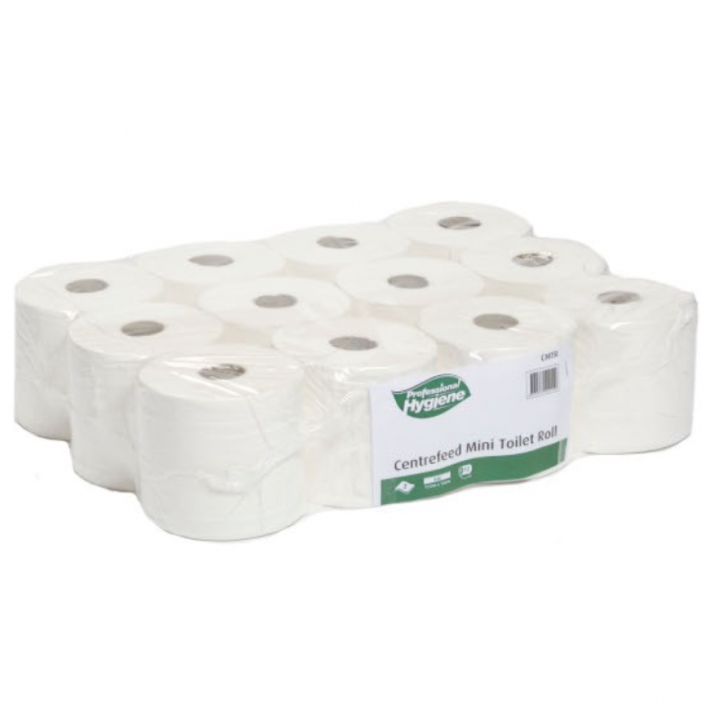 MINI CENTREFEED TOILET ROLL CMTR PK 12 / TORK