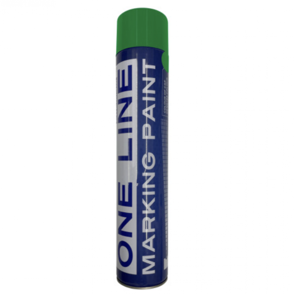 ONE LINE GREEN LINE MARKING PAINT 750ML CAN