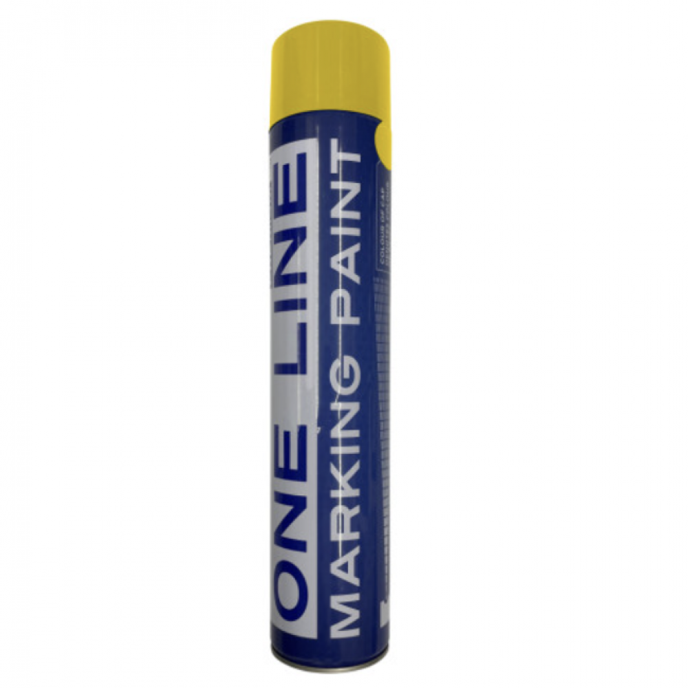 ONE LINE YELLOW LINE MARKING PAINT 750ML CAN