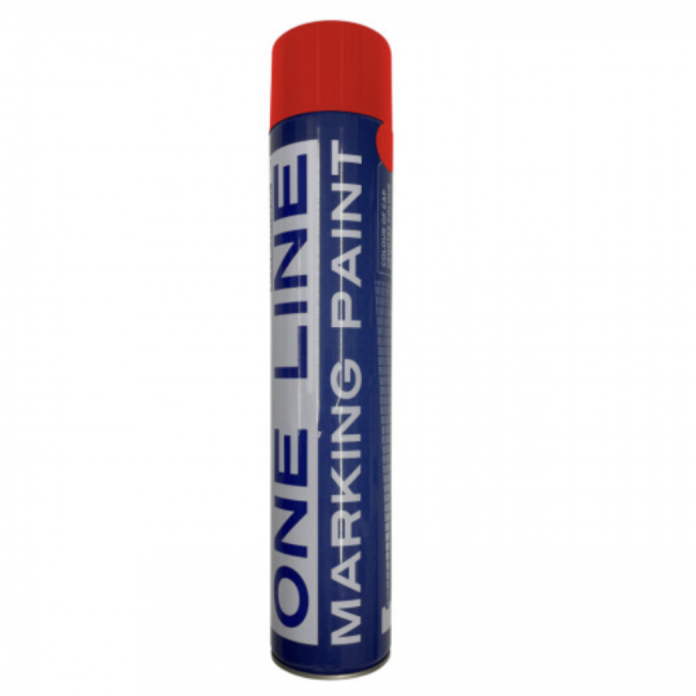 ONE LINE  RED LINE MARKING PAINT 750ML CAN