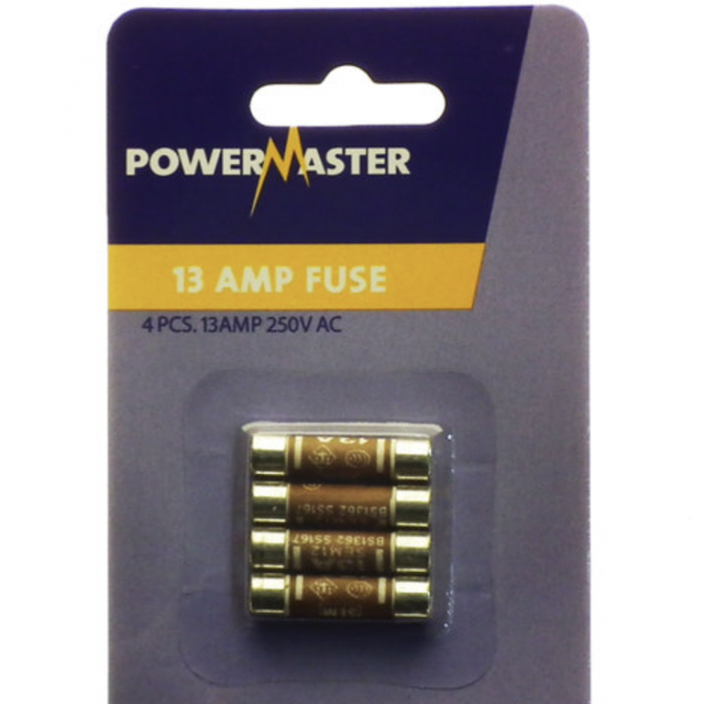 POWERMASTER 4 PCE 13 AMP PLUGTOP FUSE 1379-12