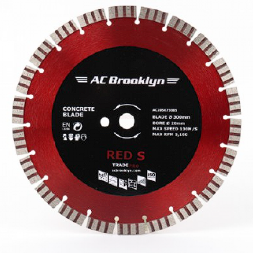 AC BROOKLYN 300MM DIAMOND BLADE RED S SERIES