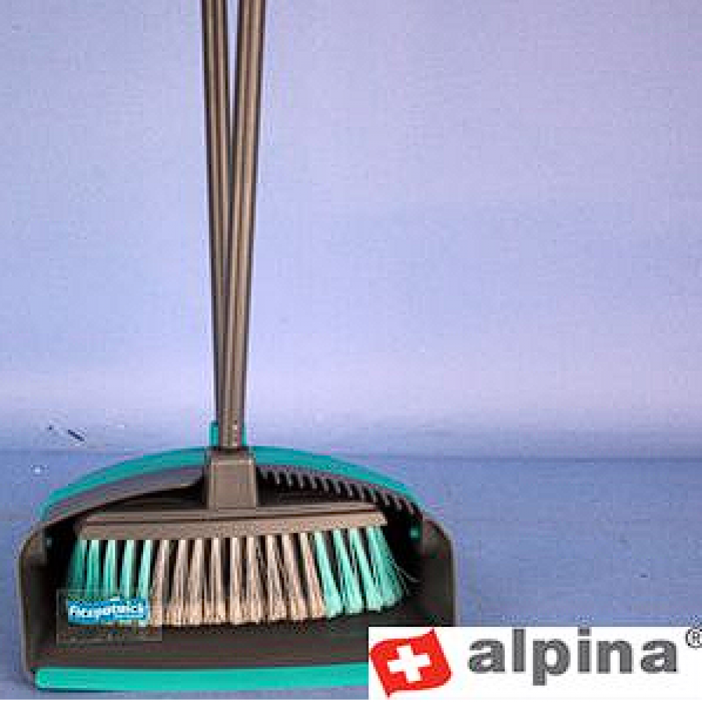 ALPINA LONG DUST PAN & BRUSH SET 92CM