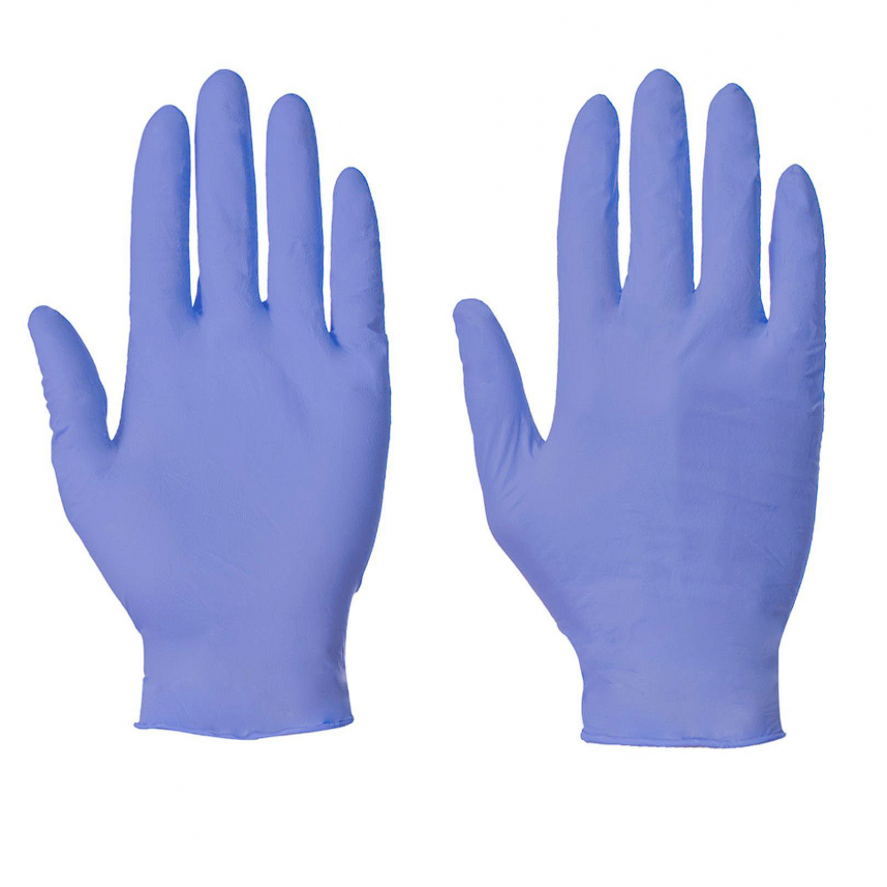 BLUE NITRILE GLOVE POWDER FREE SUPERTOUCH XL