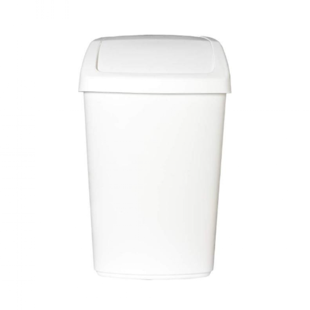 SWING TOP BIN 45L WHITEFURZE  1617-12