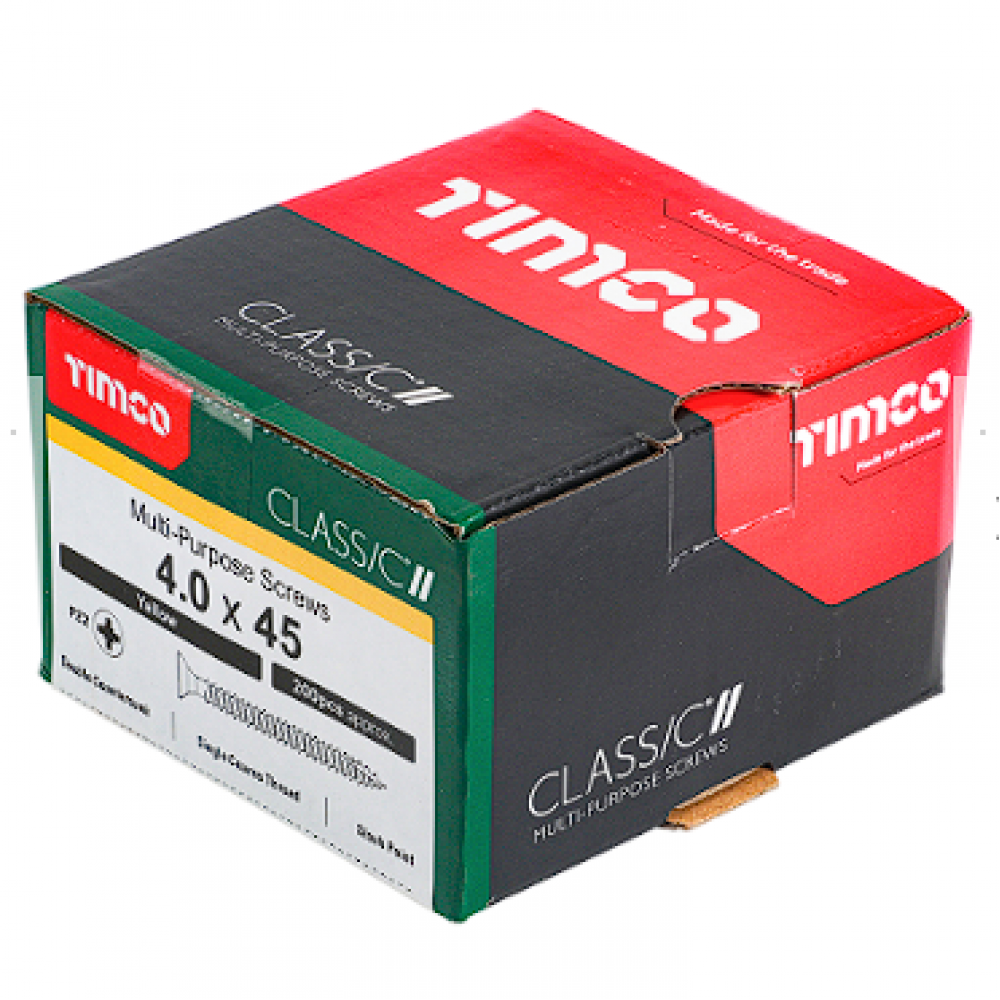 4X50MM CLASSIC WOOD SCREW BOX 200 TIMCO