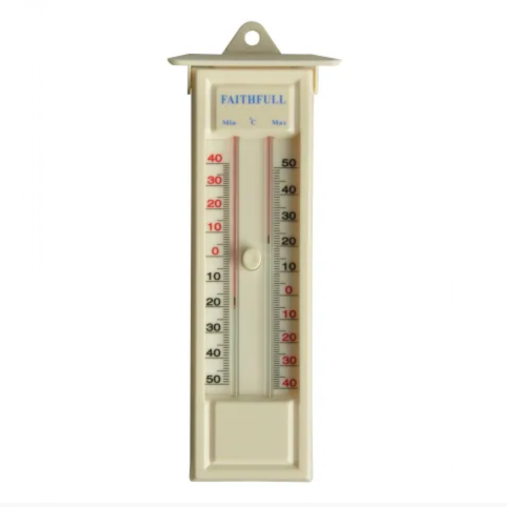 FAITHFULL THERMOMETER PRESS BUTON MAX-MIN -40C-+50C