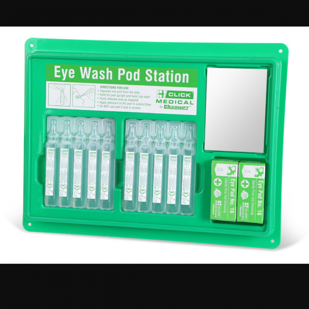 EYEWASH STATION C/W PODS BBRAND