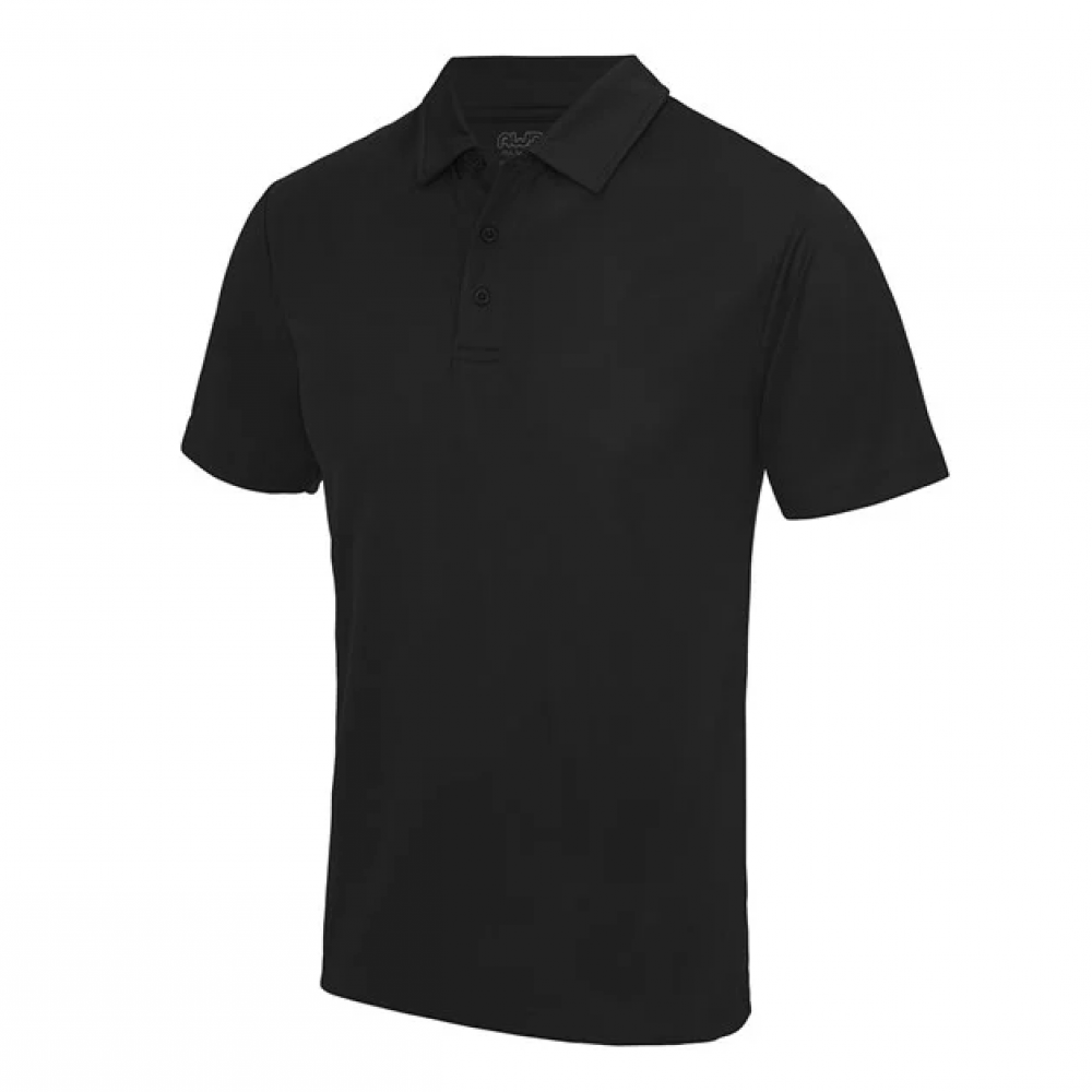 AWDIS COOL POLO SHIRT JC040 BLACK MED