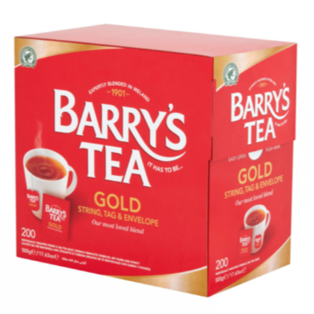 BARRYS STRING TEA BAGS BOX OF 200