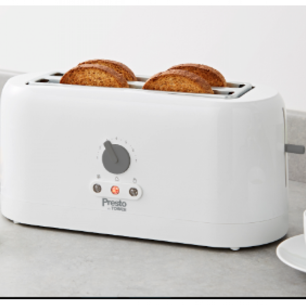 TOWER 4 SLICE TOASTER WHITE PT20056WH