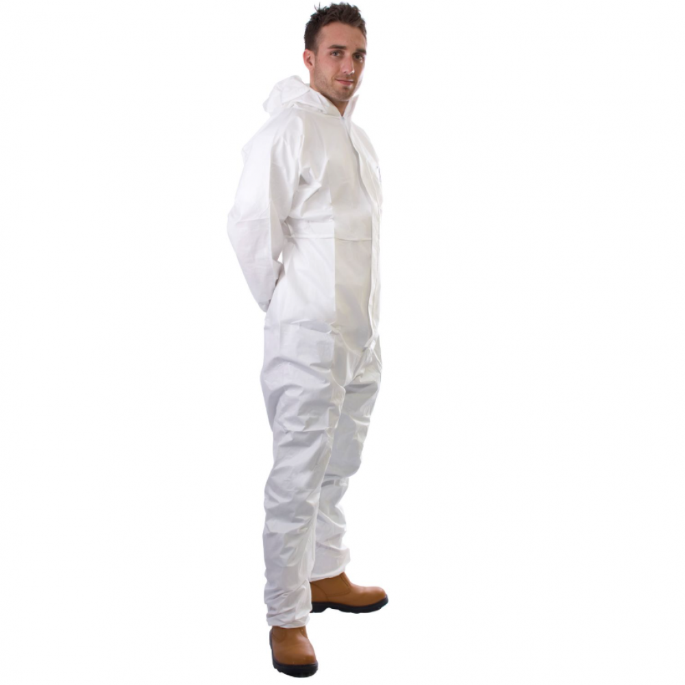 SUPERTEX TYPE 5/6 WHITE  DISPOSABLE OVERALL 2XL