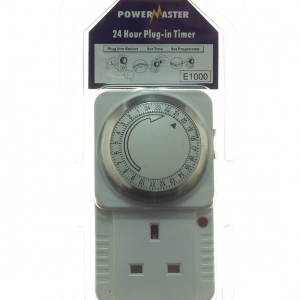 PLUG IN TIMER 24HRS POWERMASTER 1394-20