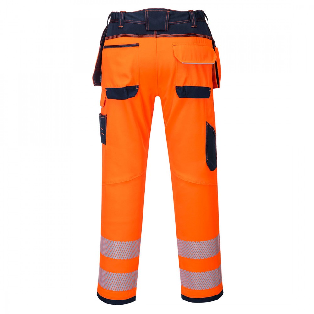 PW3 HI-VIS HOLSTER TROUSER ORANGE/NAVY 30R