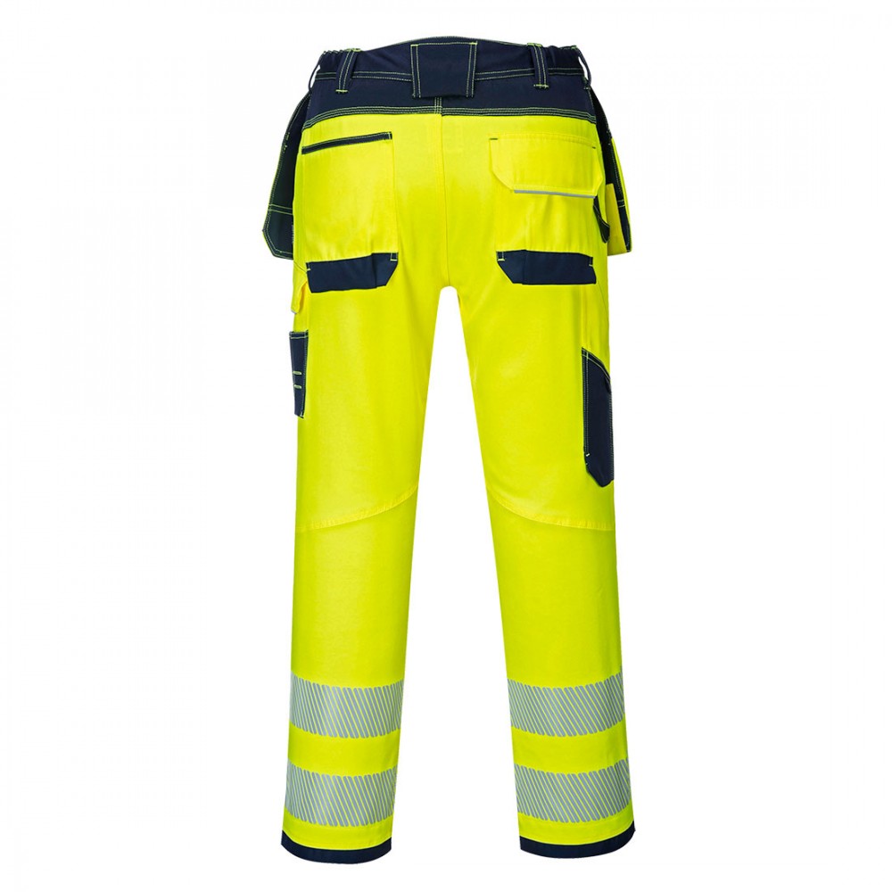 PW3 HI VIS HOLSTER TROUSERS YELLOW NAVY 33R