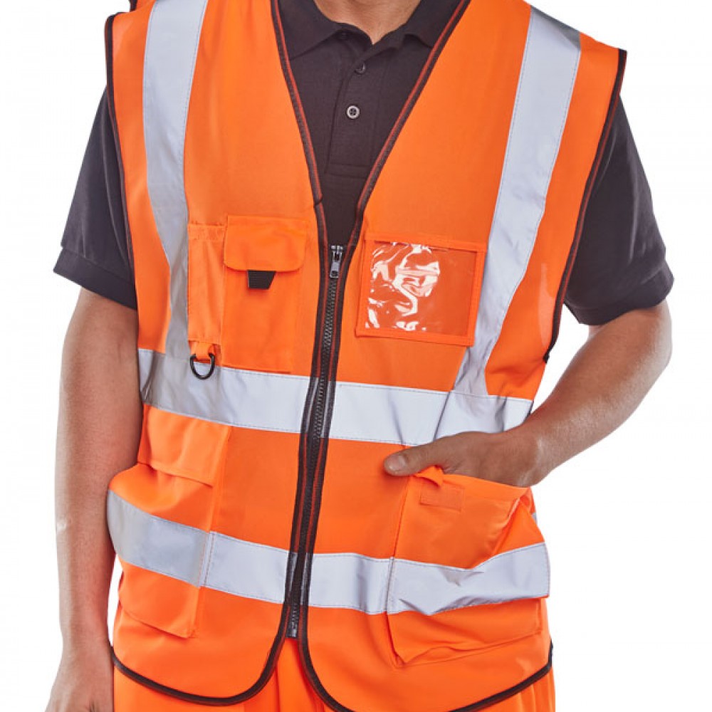 EXECUTIVE WAISTCOAT ORANGE