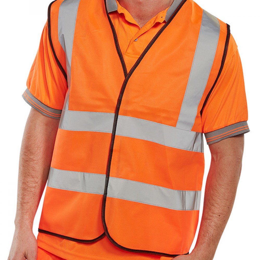 HI VIS VEST /WAISTCOAT FULL APP.G ORANGE 3XL