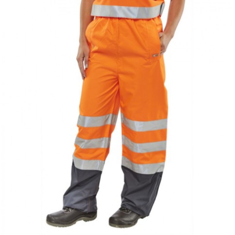 BELFRY HI-VIZ WET TROUSERS YELLOW/ORANGE