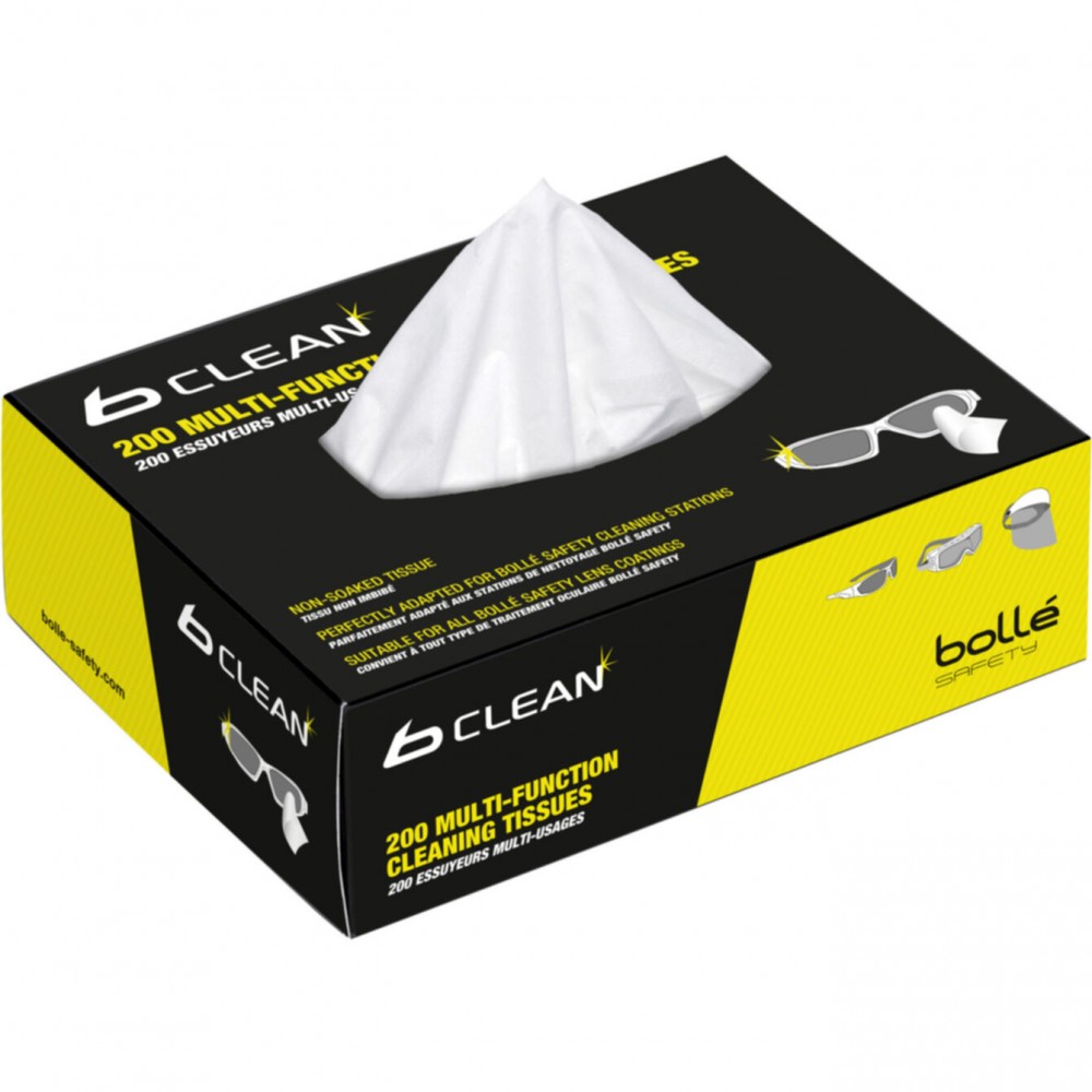 BOLLE SPEC CLEANING TISSUES PACK OF 200