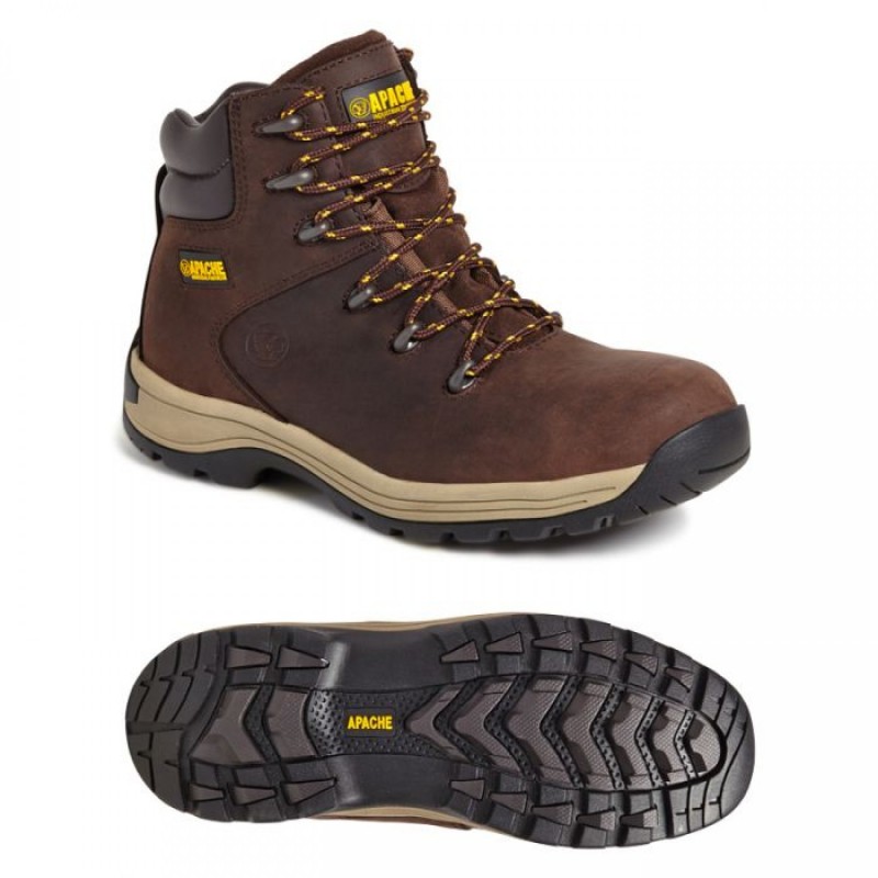 APACHE AP315CM BROWN HIKER BOOT