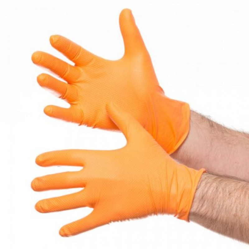 GRIPPAZ SKINS GLOVE ORANGE LARGE BOX 