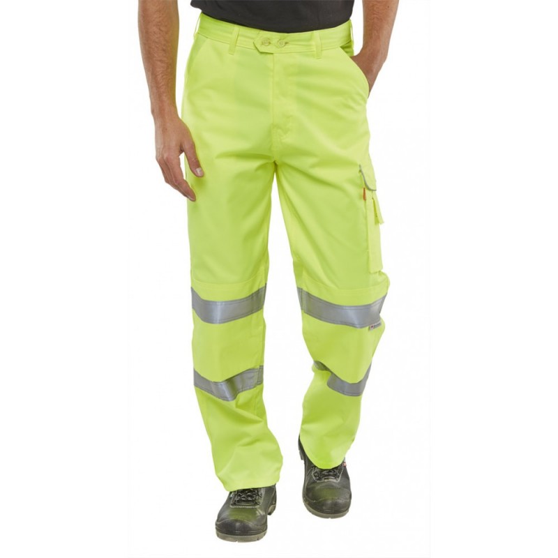 HI-VIZ WORK TROUSER PCTENSY BSEEN