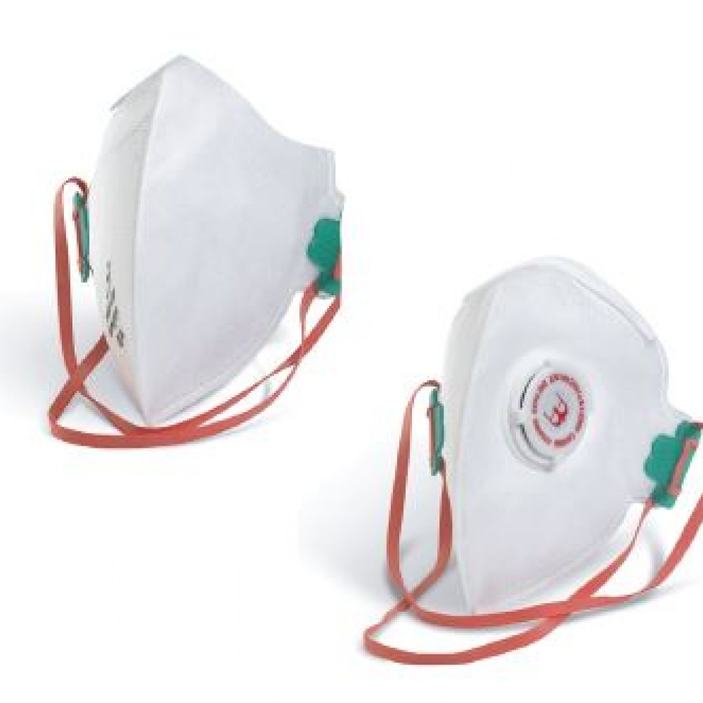 FOLD FLAT P2 MASK WITH VALVE BOX 20