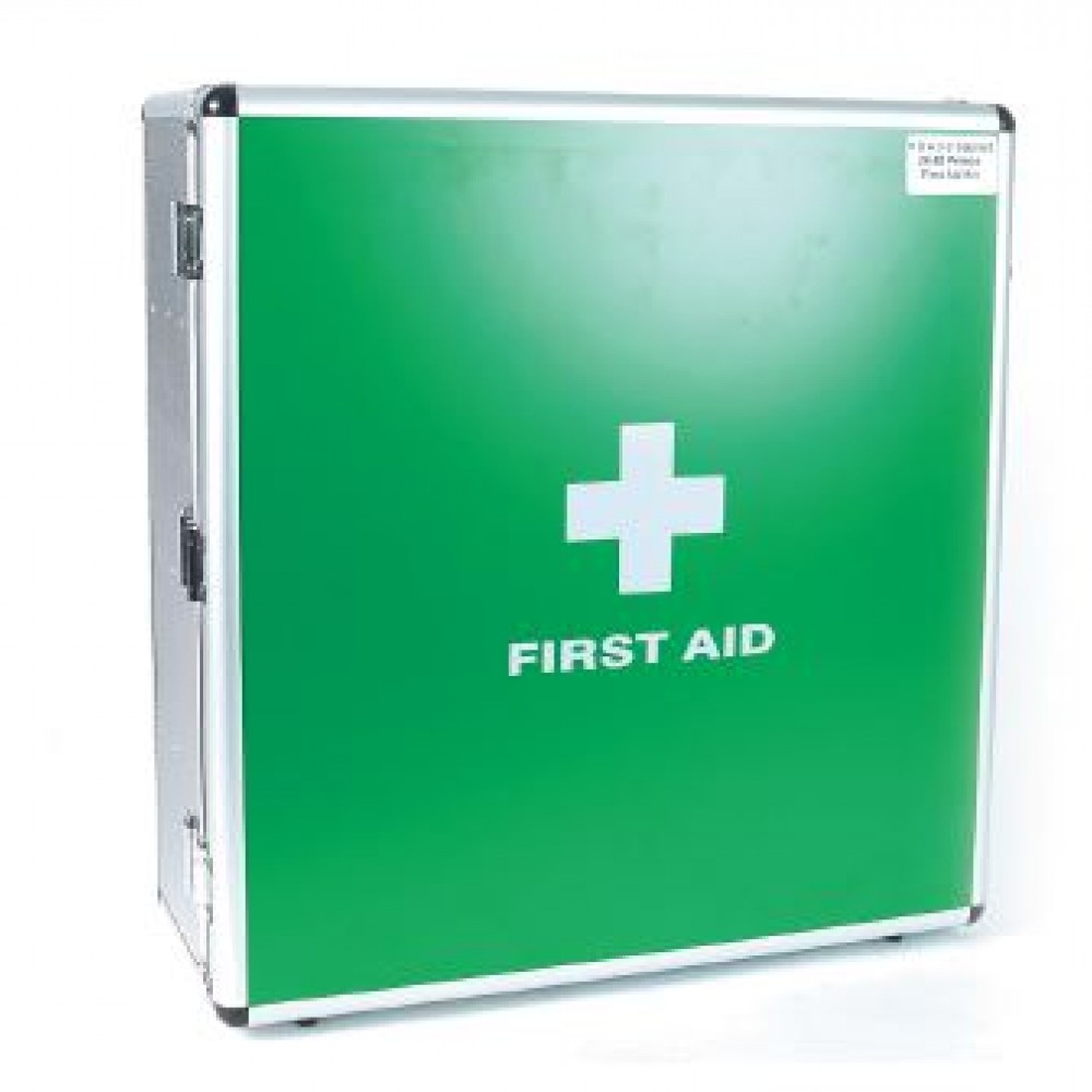 FIRST AID CABINET METAL HS3C CONTENTS 50 PERSON