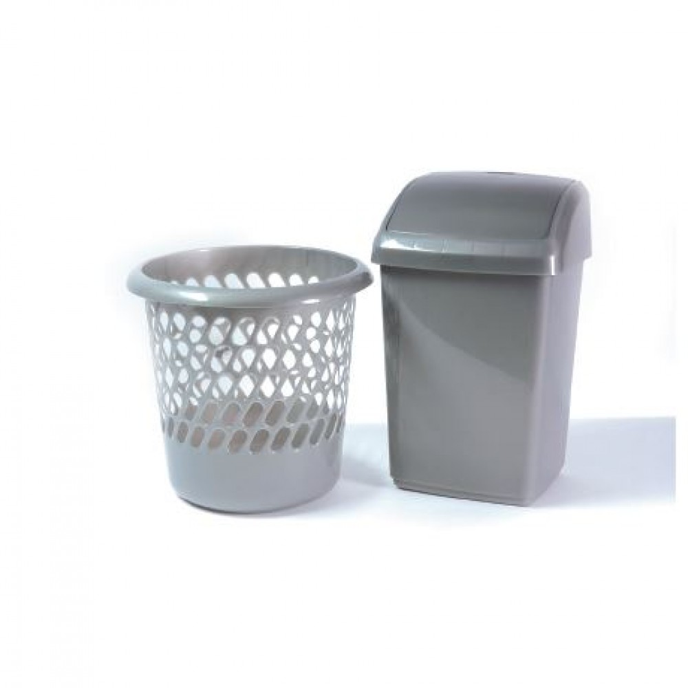 30L SWING LID BIN WHITEFURZE 0061-00