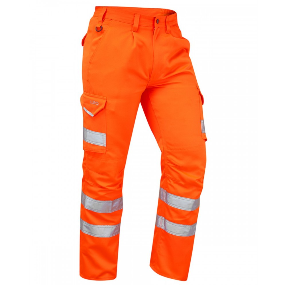 BIDEFORD CARGO TROUSER ORANGE LEO CT01-O-LEO WAIST 32R