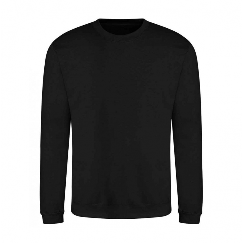 AWDIS SWEATSHIRT DEEP BLACK