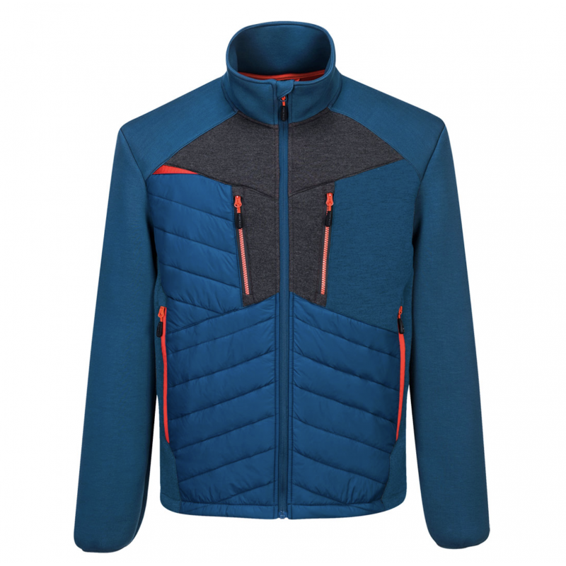 PORTWEST DX471 HYBRID BAFFLE JACKET METRO BLUE